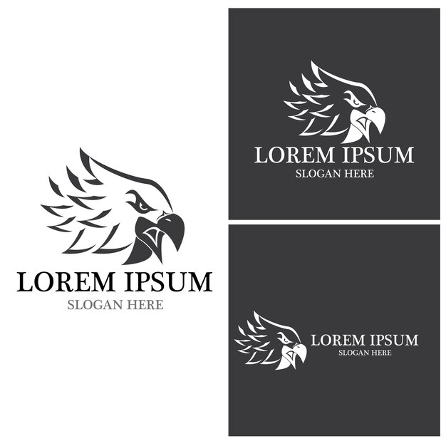 Falcon Logo Template vector