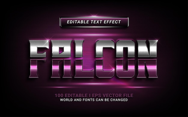 Falcon text effect