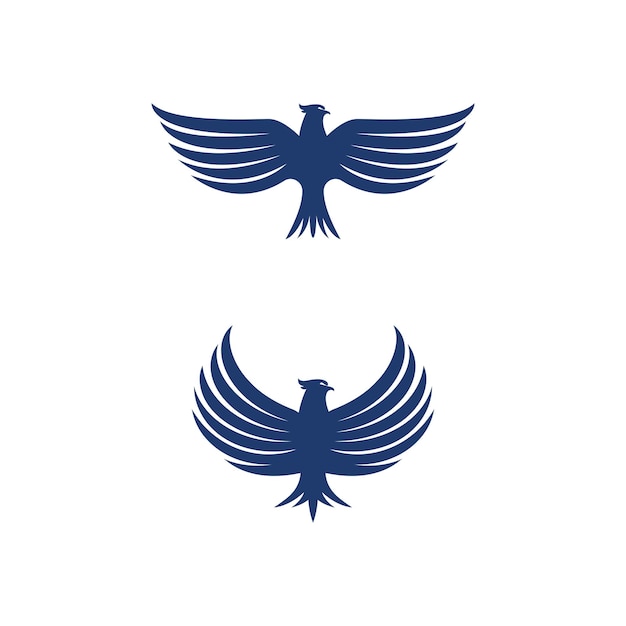 Falcon wing icon Template vector