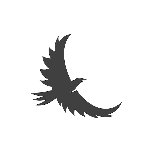 Falcon wing icon template vector