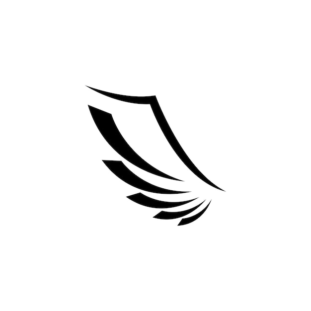 Falcon Wing Logo Template vector icon design