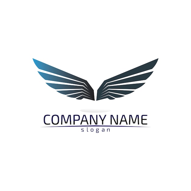 Falcon Wings Logo Template pictogram logo ontwerp app