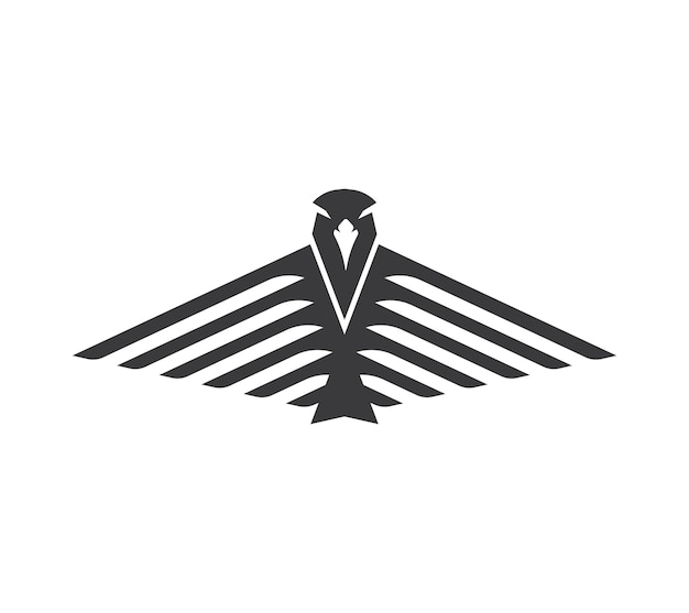 Falconeagle logo pictogram vector illustratie ontwerpsjabloon