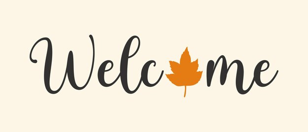 Fall Autumn lettering thanksgiving day hello fall love sign happy fall pumpkin autumn leaves vector