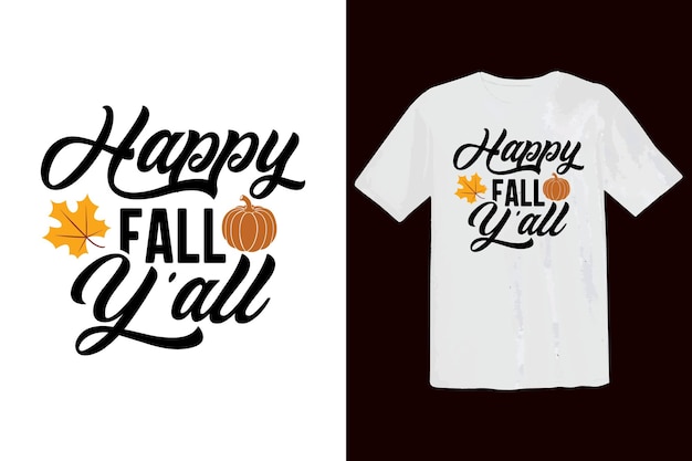 Fall and Autumn pumpkin svg vector t shirt