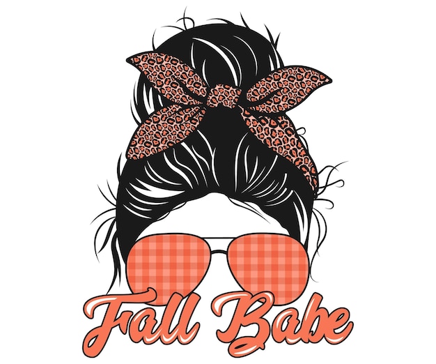 Vector fall babe