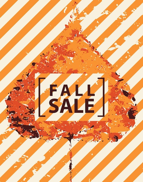 fall sale poster