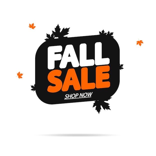 Fall Sale Season shopping promotion banner