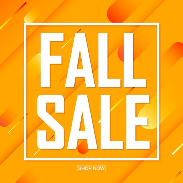 Fall Sale Season winkelen promotiebanner