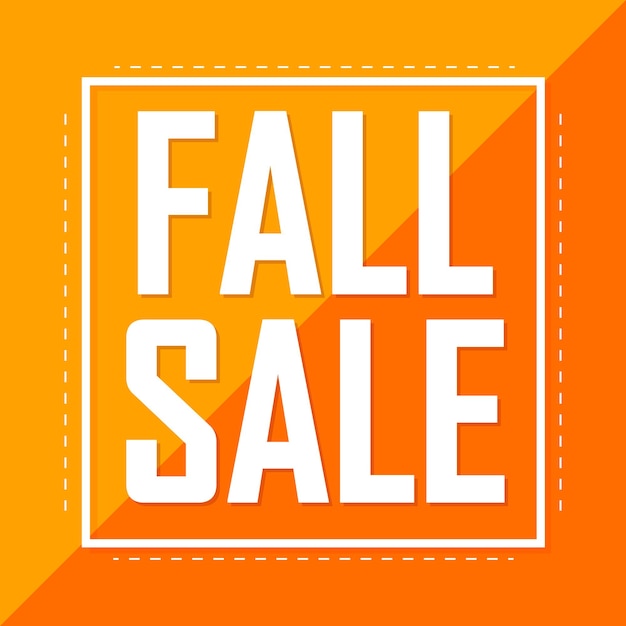 Fall Sale Season winkelen promotiebanner