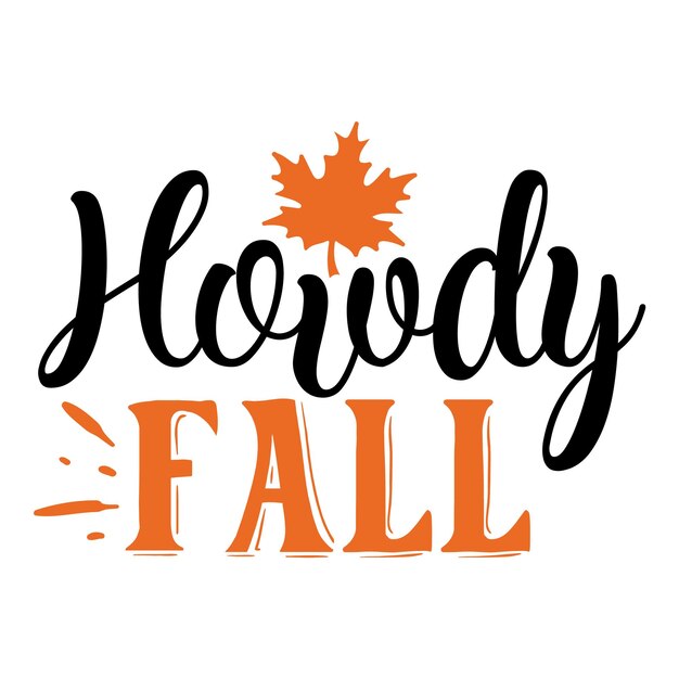 Vector fall svg design