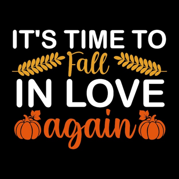 Fall SVG T-Shirt Design