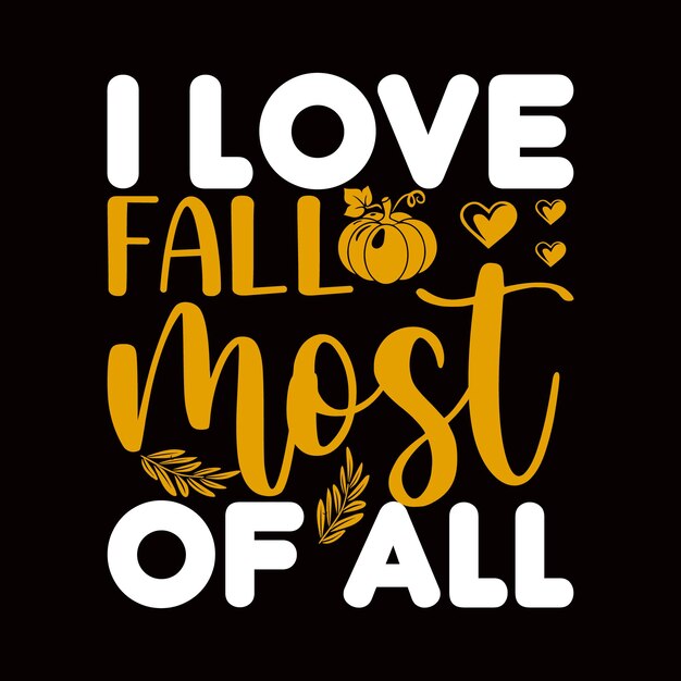 Fall SVG T-Shirt Design