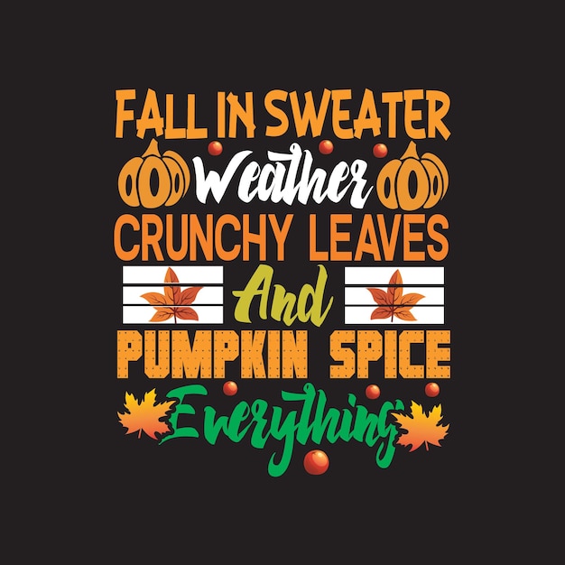 Fall T-Shirt Design