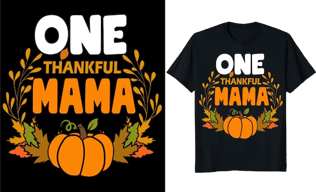 秋の感謝祭の t シャツのデザイン