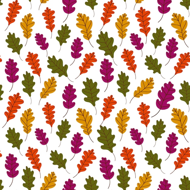 Fallen leaves pattern