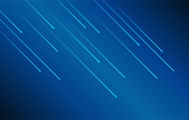 Falling comet meteor light abstracte achtergrond