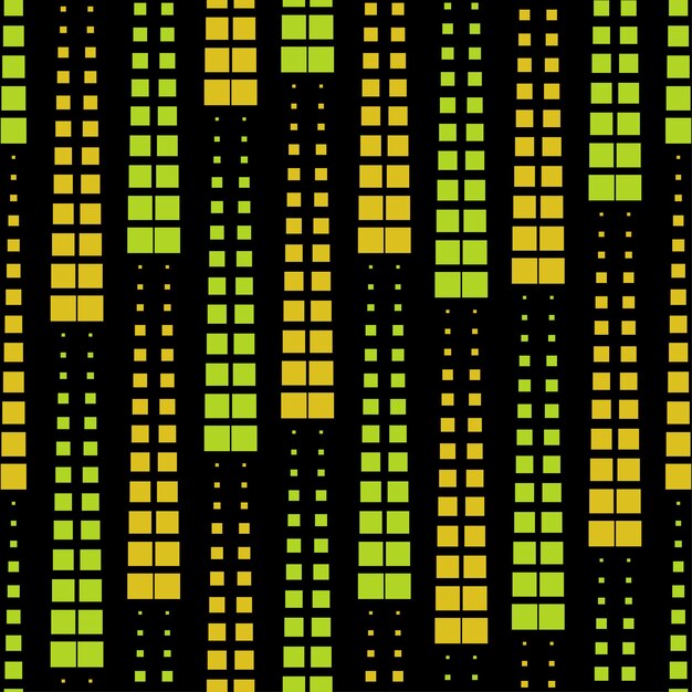 Vector falling down pixel pattern design