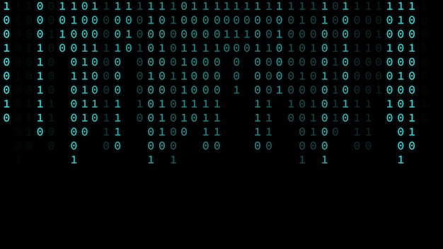 falling numbers digital binary and programming code algorithm numbers and digitalization