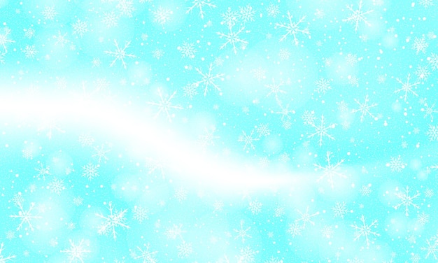 Falling snow background Vector illustration