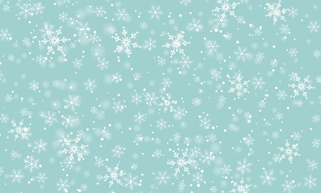 Vector falling snow background vector illustration