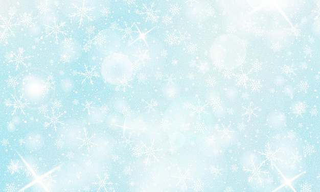 Falling snow background vector illustration
