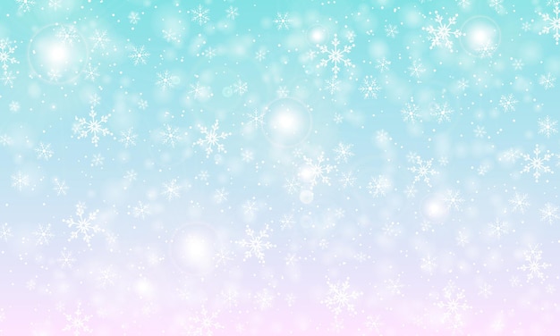 Vector falling snow background vector illustration