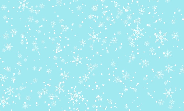 Falling snow background Vector illustration