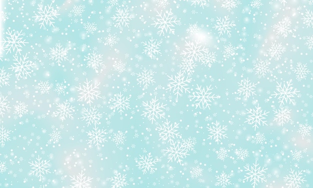 落ちる雪の背景ベクトル イラスト