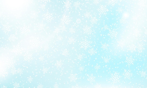 落ちる雪の背景ベクトル イラスト