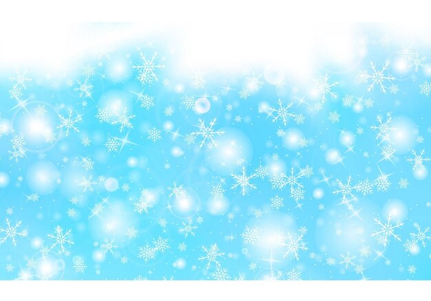 Falling snow background