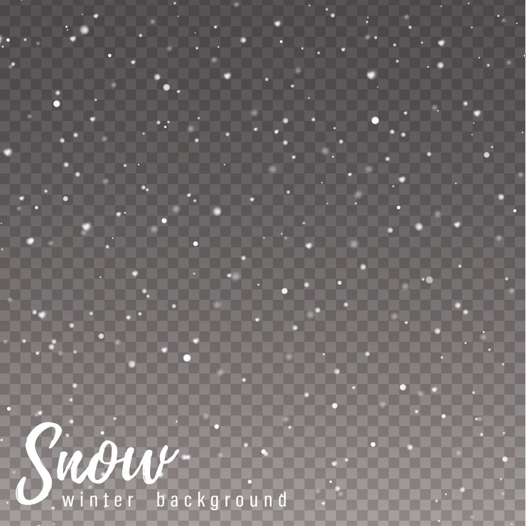 Vector falling  snow. heavy snowfall, background.