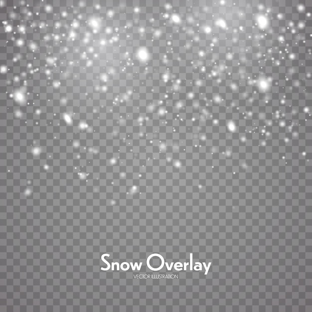 Falling snow, snowfall background