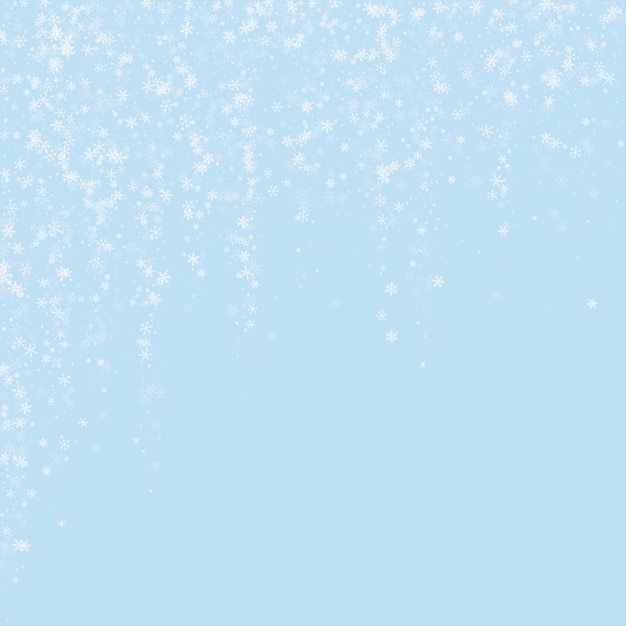 ベクトル 降る雪花 クリスマスの背景 細な