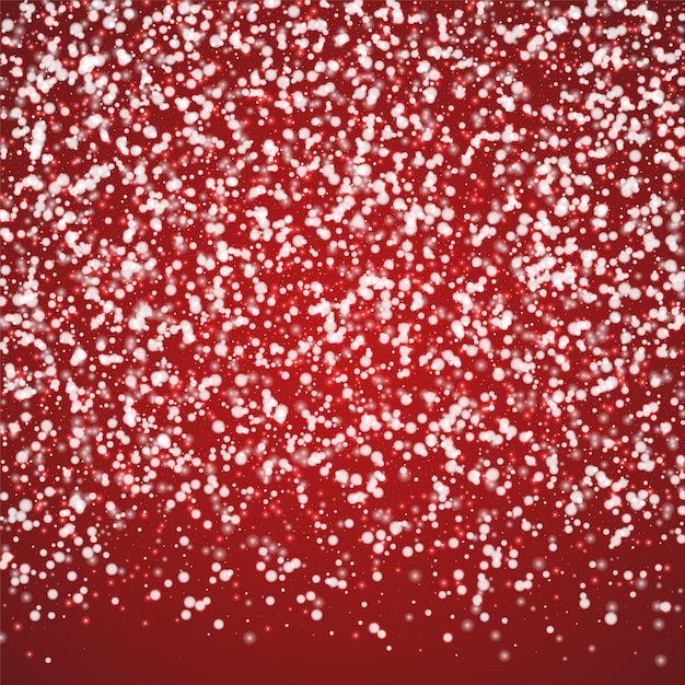 Vector falling snowflakes christmas background subtle