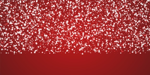 Vector falling snowflakes christmas background subtle