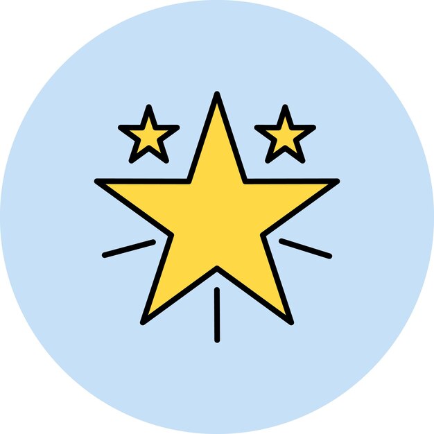 Falling Star icon vector image Can be used for Space Technology