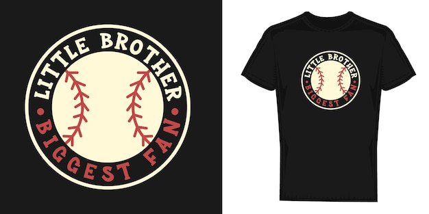 Familie bijpassende honkbal vectorontwerpafbeeldingen voor t-shirtafdrukken