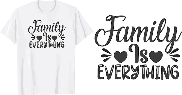 Familie svg t-shirt ontwerp