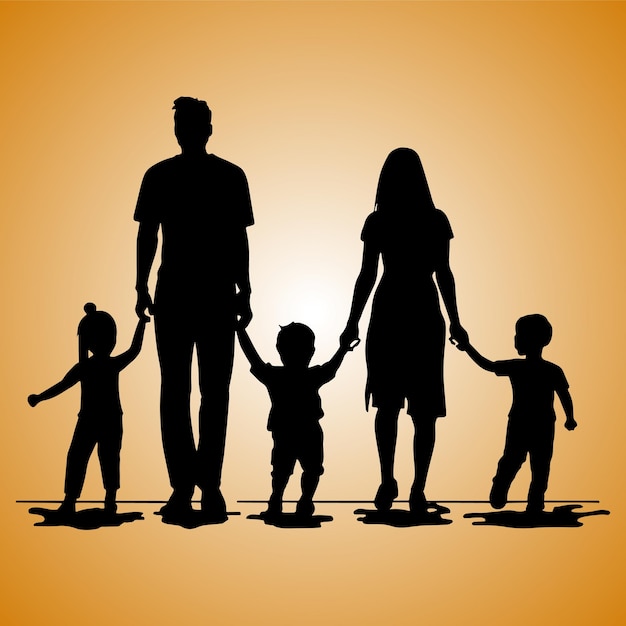 families silhouette