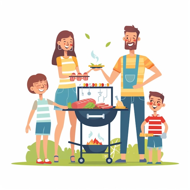 가족 바베큐 BBQ