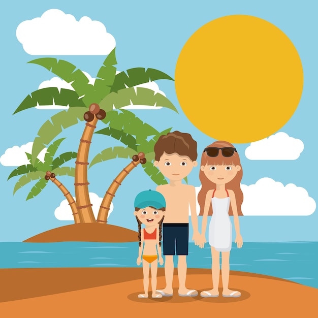 family beach vacation design