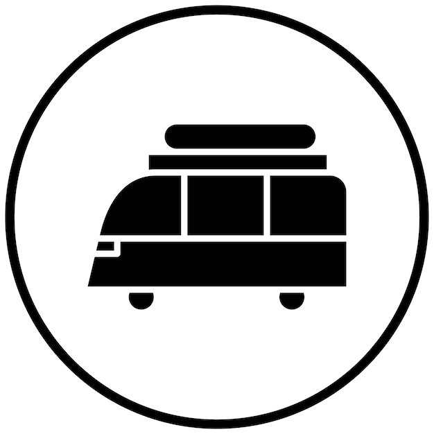 Vector family car icon style