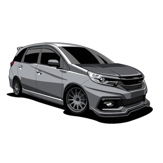 Family car modification vector design