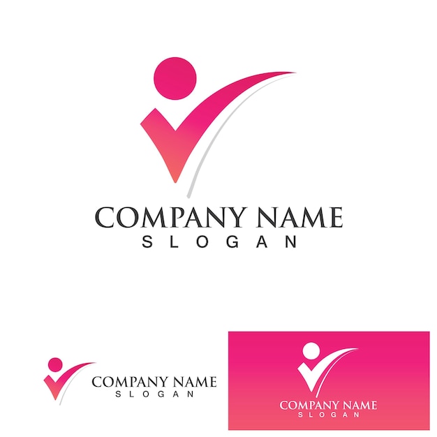 Family care logo and symbol vector