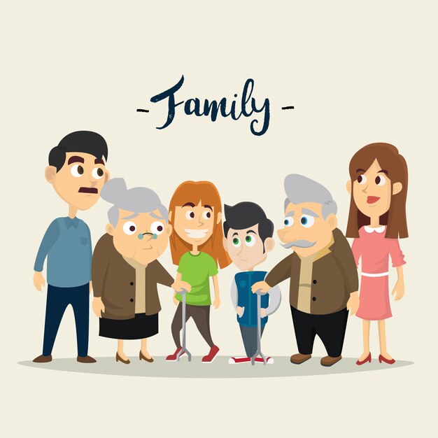 Vector family character