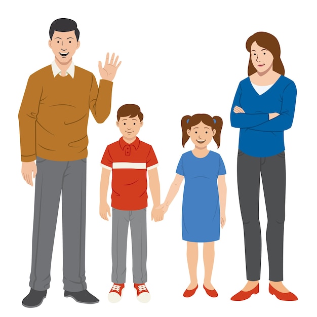family characters set