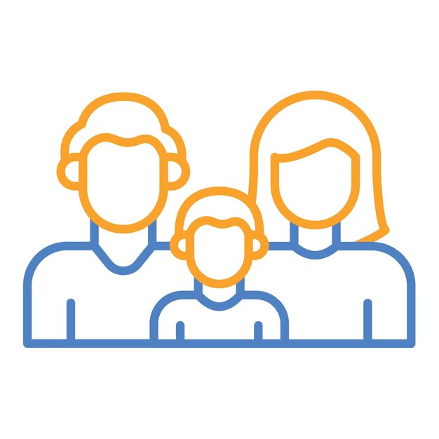 Vector family icon