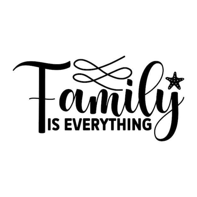 family is everything SVG