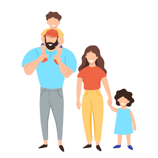 Vector family isolated.